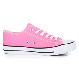 Fgm Paris Klassiska neon sneakers rosa