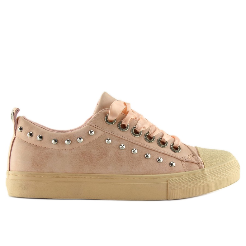 Sneakers Med Dubbar Rosa Bm1905 Rosa