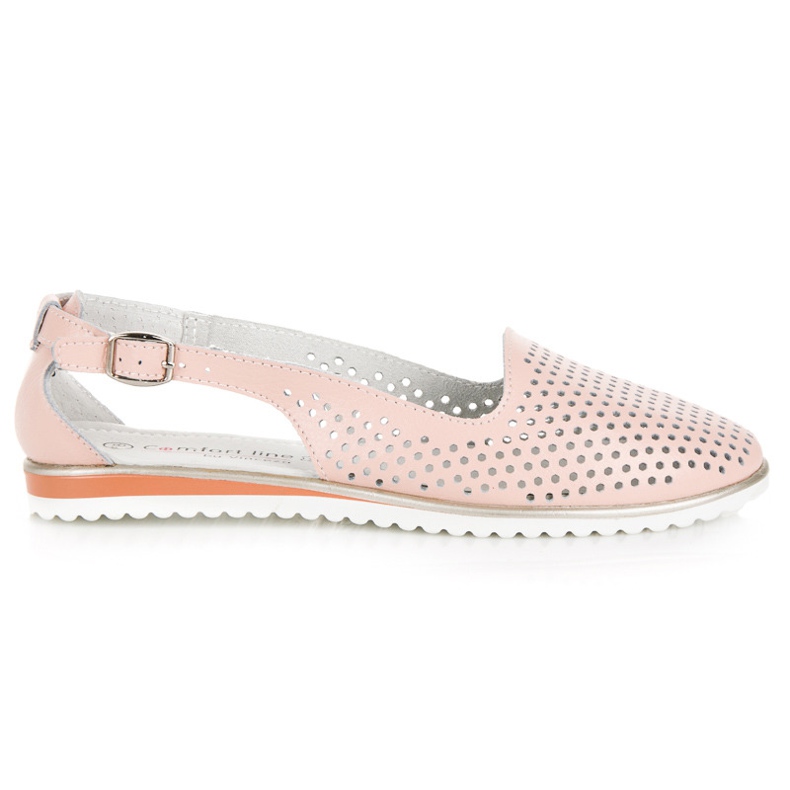 Genombrutna vinceza sandaler rosa