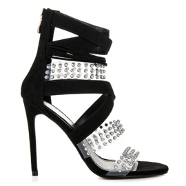 Sergio Todzi Sexiga sergiosandaler att bära svart