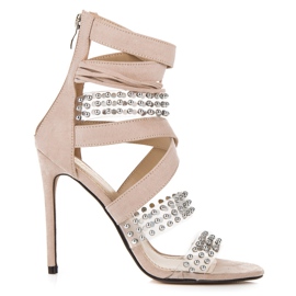 Sexiga Sergio Todzi sandaler beige