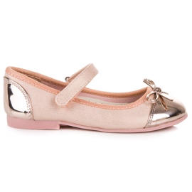 American Club Amerikanska ballerinor med lackerad tå rosa