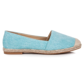 Bestelle Espadrillos med glitter blå
