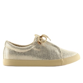 Guld dam sneakers MB102 Guld gyllene