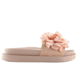 Flower power rosa tofflor AK04P rosa