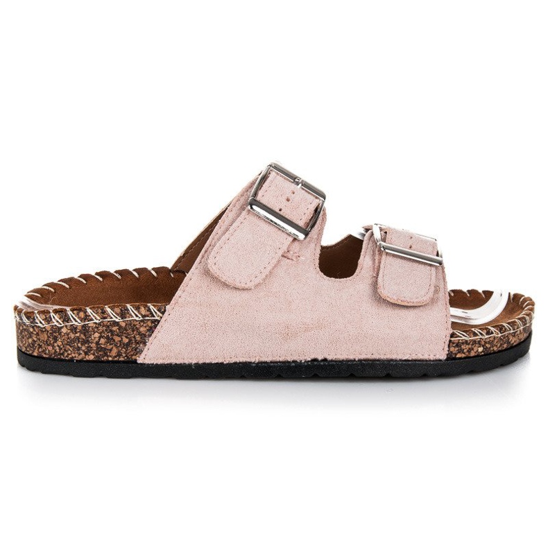 Seastar Mockatofflor med spännen brun