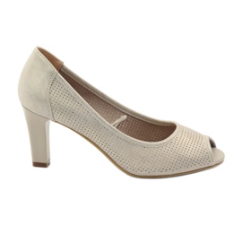 Pumpar perforerade Sergio Leone 232 brun gul