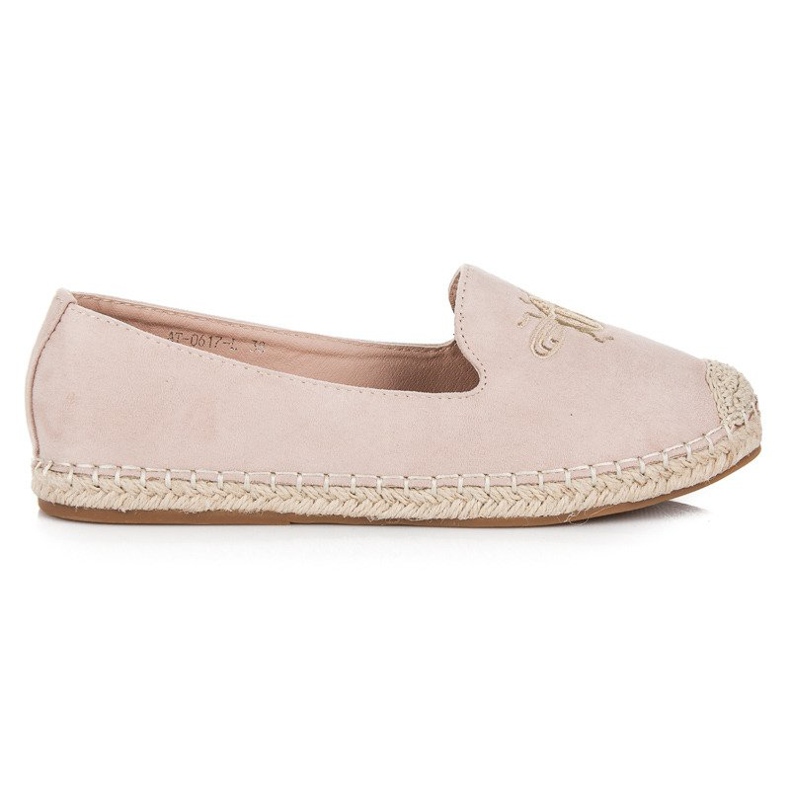 Bestelle Slip-on espadrillor rosa