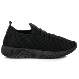 Svarta slip-on sneakers