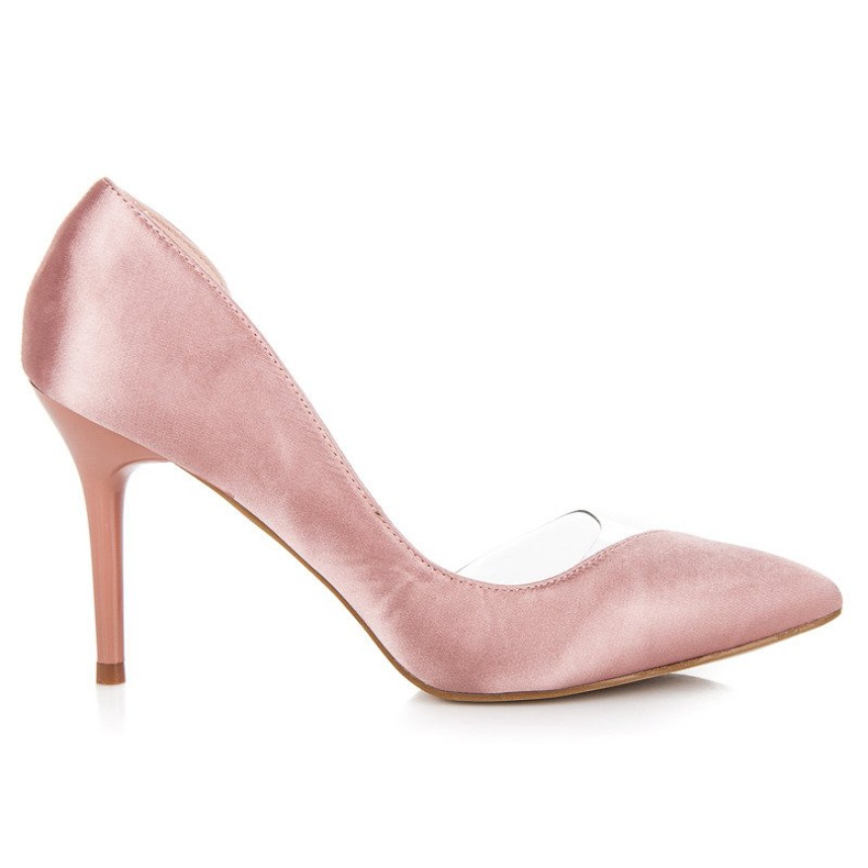 Satin genomskinliga stift rosa