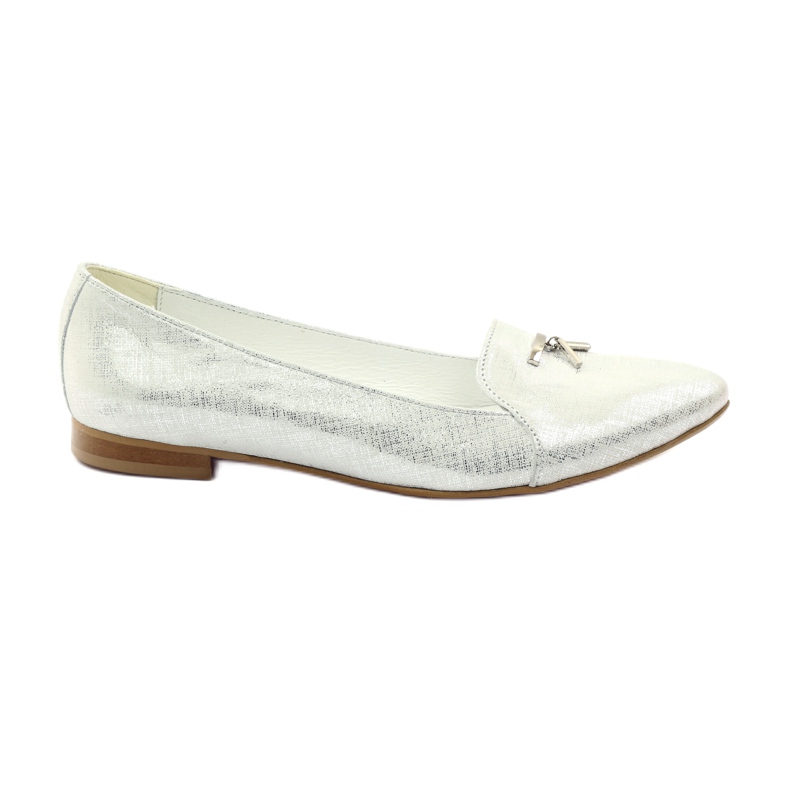 Lordsy ballerinas med silver Angello dekoration grå