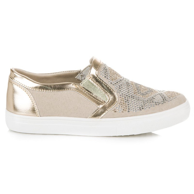 American Club Guld slip on sneakers gyllene