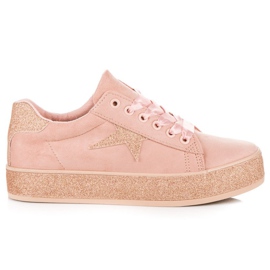 Mckeylor glitter sneakers rosa