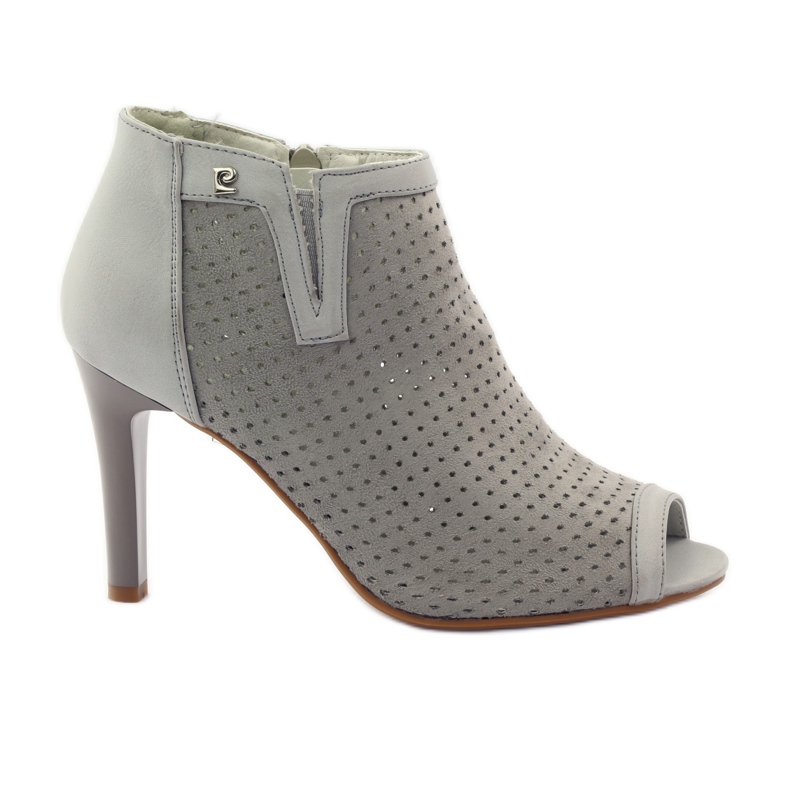 M.Daszyński Genombrutna stövlar med Daszyński-läderinlägg grå