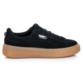 Puma Mocka Platform Jewel Jr svart