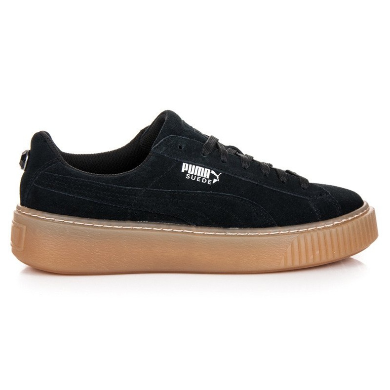 Puma Mocka Platform Jewel Jr svart
