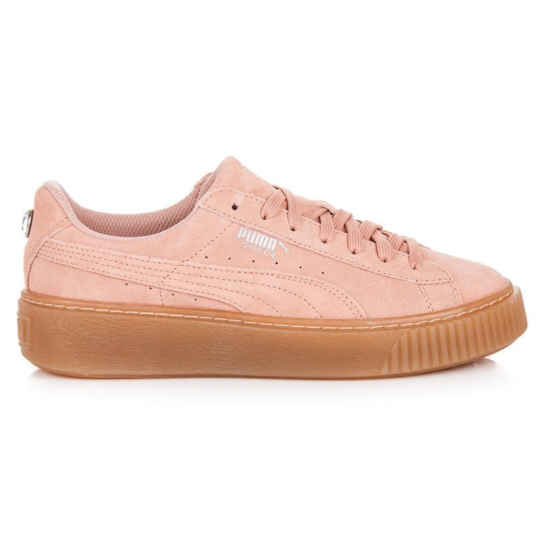 Puma mocka plattformsjuvel jr rosa
