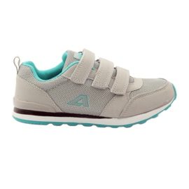 American Club Amerikanska läder innersula sportskor grön grå