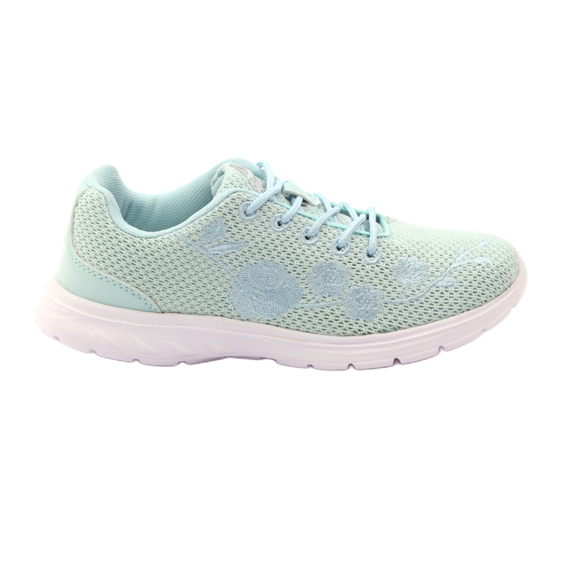 American Club Amerikanska läder innersula sportskor mångfärgad blå