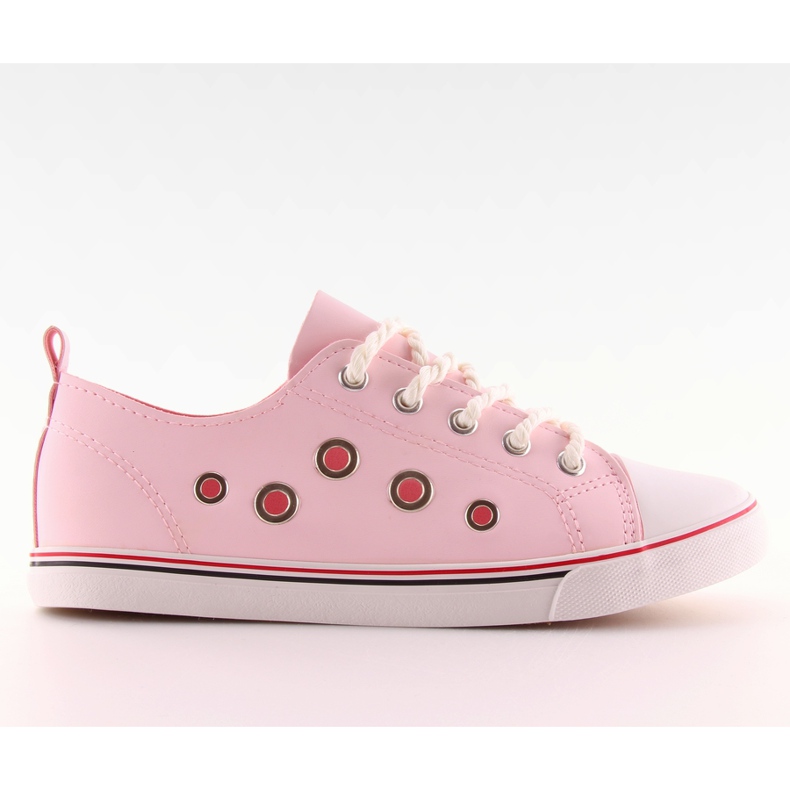Rosa kvinnors sneakers FG-2767 rosa