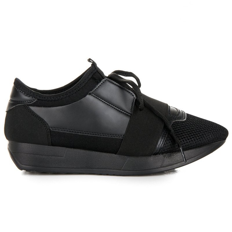 Slip-on sportskor svart