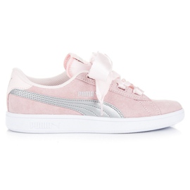 Puma smash V2 ribbon jr rosa