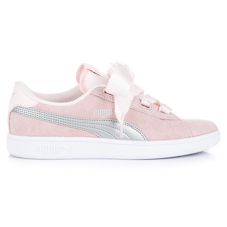 Puma smash V2 ribbon jr rosa