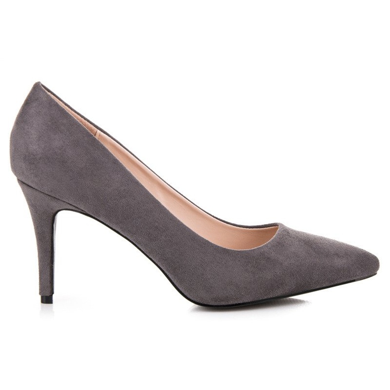 Milaya Grå mockaklackar