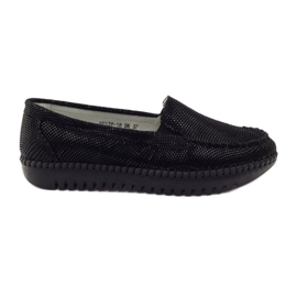 Läder loafers Filippo 139 svart