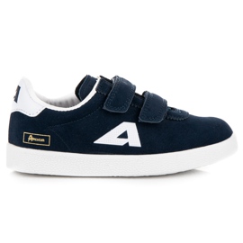American Club Suede Velvet American Sneakers blå