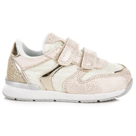 American Club Gyllene amerikanska sneakers