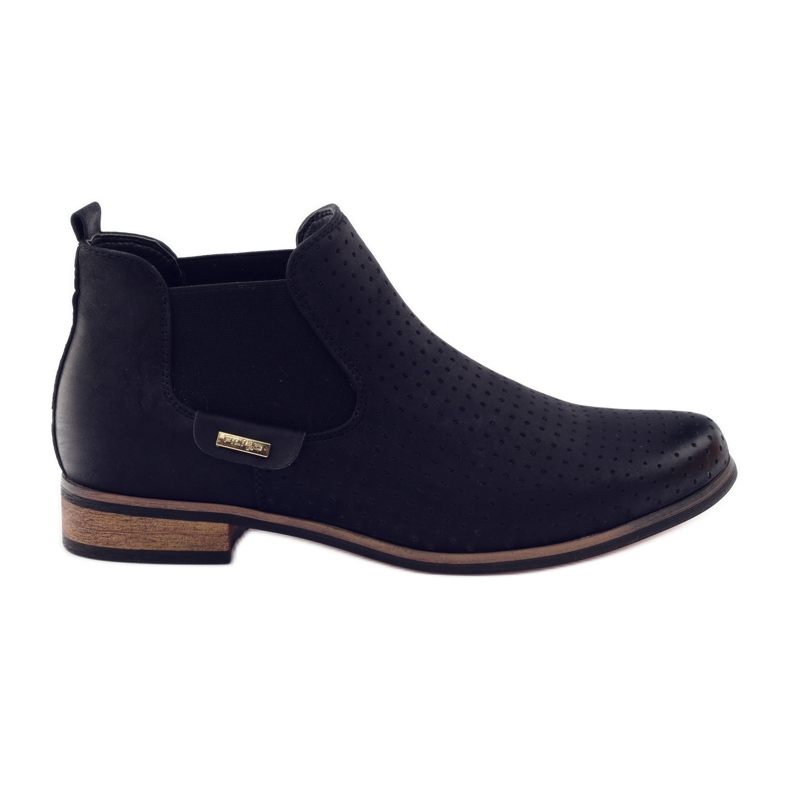 Svarta Slip-on Filippo Jodhpur stövlar