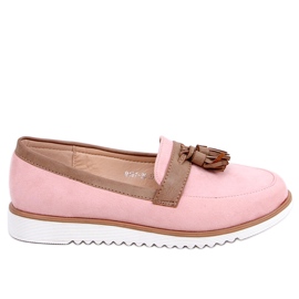 BM Rosa Kvinnors rosa loafers 9167 Rosa