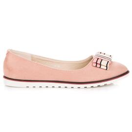 Mocka ballerinor rosa