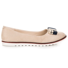 Mocka ballerinor brun