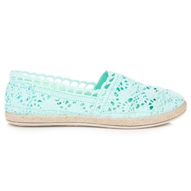 Seastar Espadrillos i myntspets grön