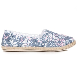 Seastar Boho stil espadrillor blå rosa