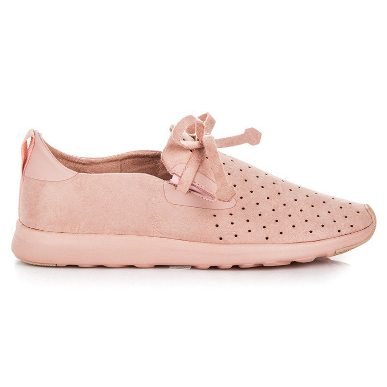 Kylie Mocka Openwork Slipons rosa