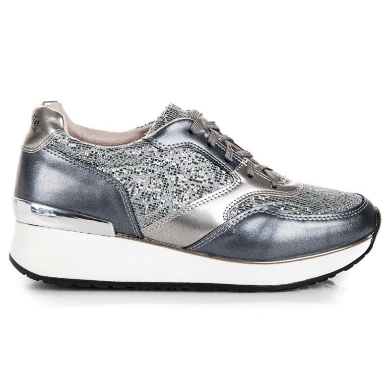 Kylie Sportskor med glitter grå