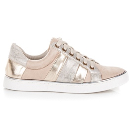 Kylie Knytna modesneakers brun