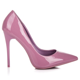 Vices Violett högklackat skruvstäd purpur