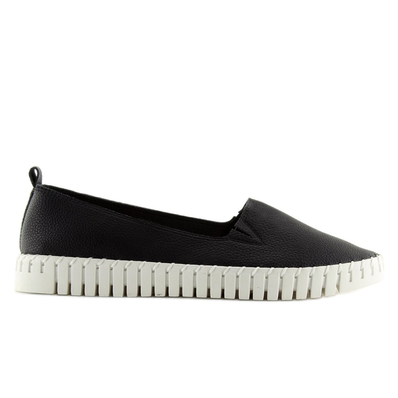 Svarta Sneakers slip-on super bekväma 4163 Svart