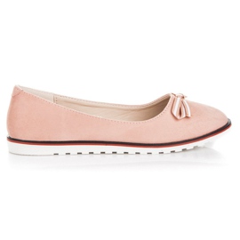 Mocka ballerinor rosa