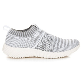 Kylie Slip-on textil sneakers grå