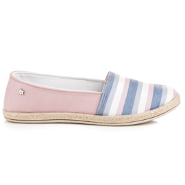 Slip on vices espadrillor rosa