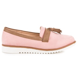 Boho VICES rosa loafers