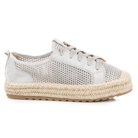 Seastar Genombrutna Espadriller På Bindningen grå