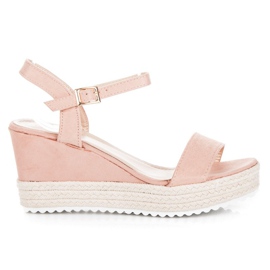 Seastar Wedge espadrillesandaler rosa
