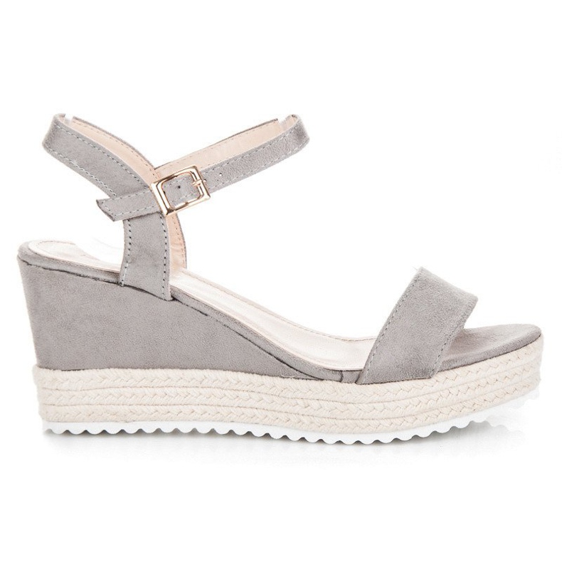 Seastar Wedge espadrillesandaler grå