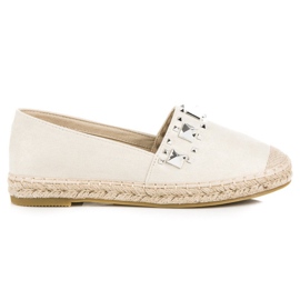 Coura Beige espadrillor gul